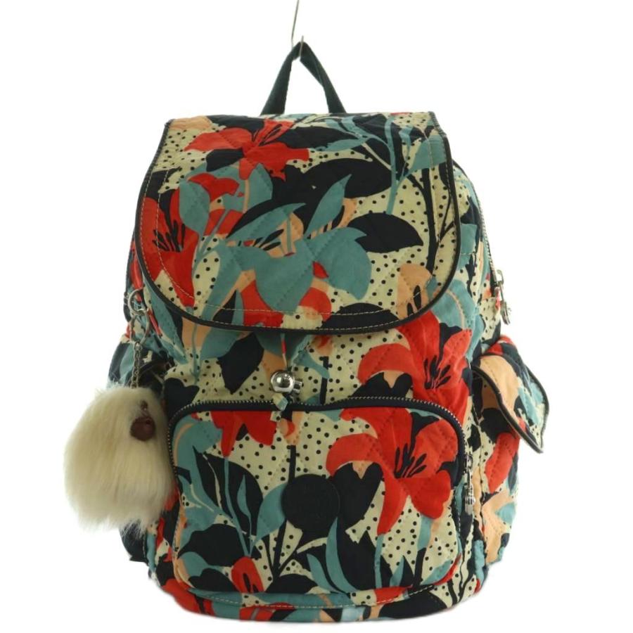 キプリング KIPLING リュック デイパック 花柄 マルチカラー 