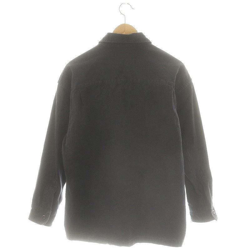 極美品　23年　マーガレットハウエル　プルオーバー　ジップアップ　ワークシャツ シャツ WATER REPELENT NYLON POPLIN