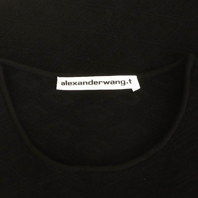 アレキサンダーワン ALEXANDER WANG ジャガード クロップド トップス
