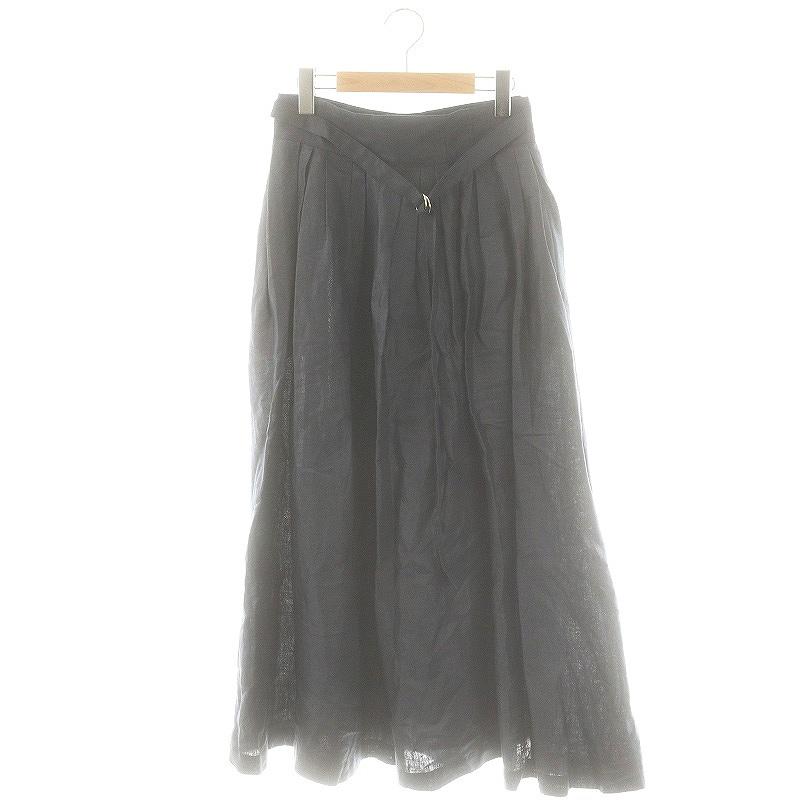 未使用24SS エブール ebure クリアギザコットン ロングフレアカットソー 未使用24SS エブール ebure クリアギザコットン ロングフレアカットソー