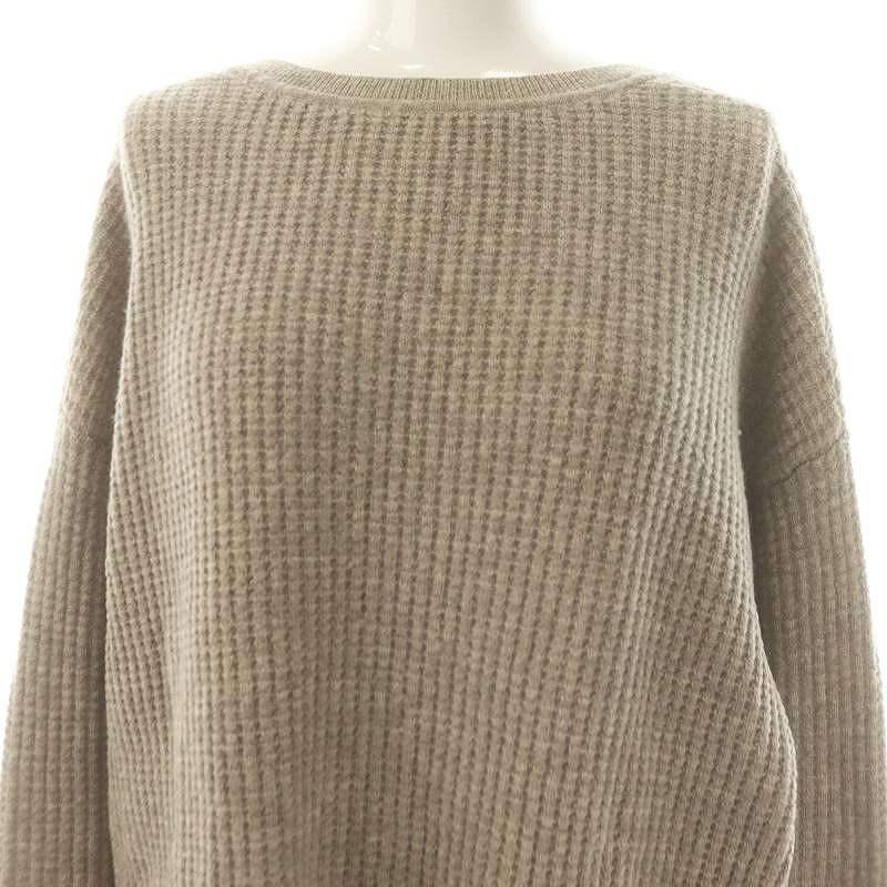 アパルトモン ドゥーズィエムクラス ウールクルーネックニット ベージュ M 相当 アパルトモン ドゥーズィエムクラス Thermal Knit ニット セーター