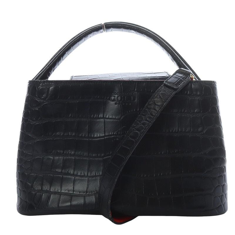 未使用　ココセリュックスゴールド　ハンドバッグ　ショルダー　2way レザーA4 ココセリュックスゴールド COCOCELUX GOLD サマンタ社製牛革