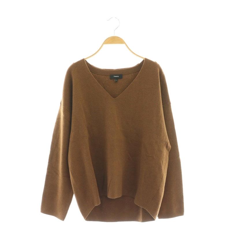 theory（セオリー） コットンウールコンフォートVネック ニット