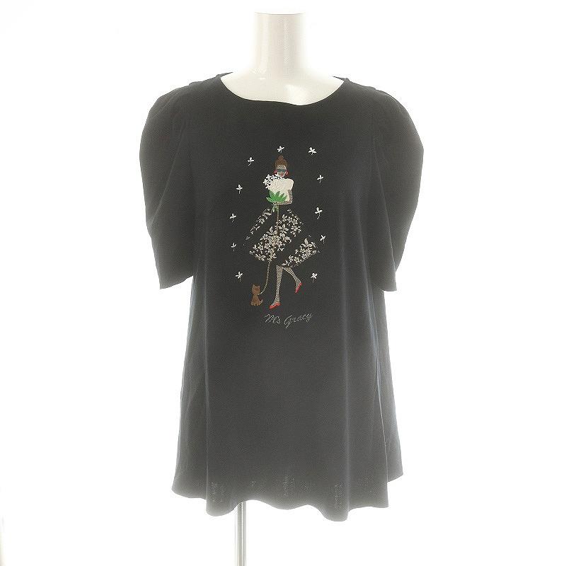 エムズグレイシー M'S GRACY 23SS 女の子と犬のカットソー