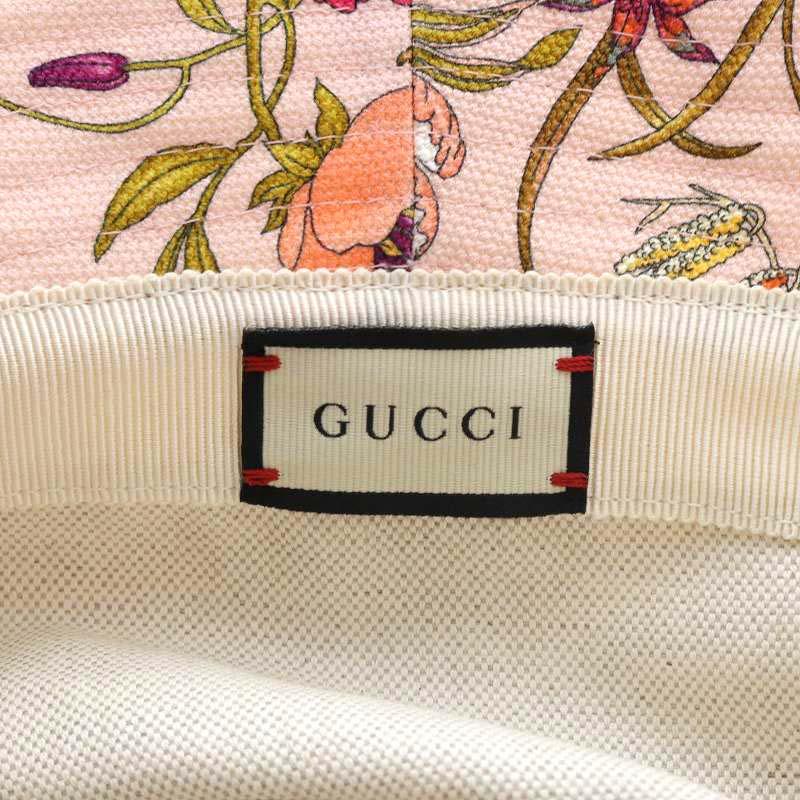 GUCCI グッチ ハット 花柄 フローラ GG金具 ロゴ