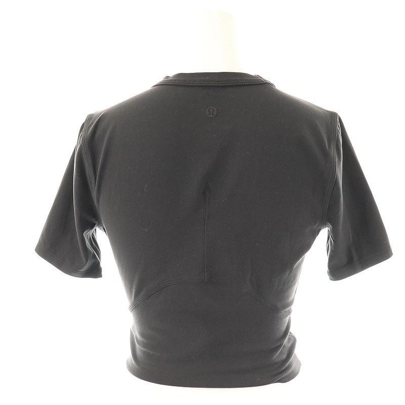 ルルレモン lululemon ツイストデザイン クロップドTシャツ カットソー