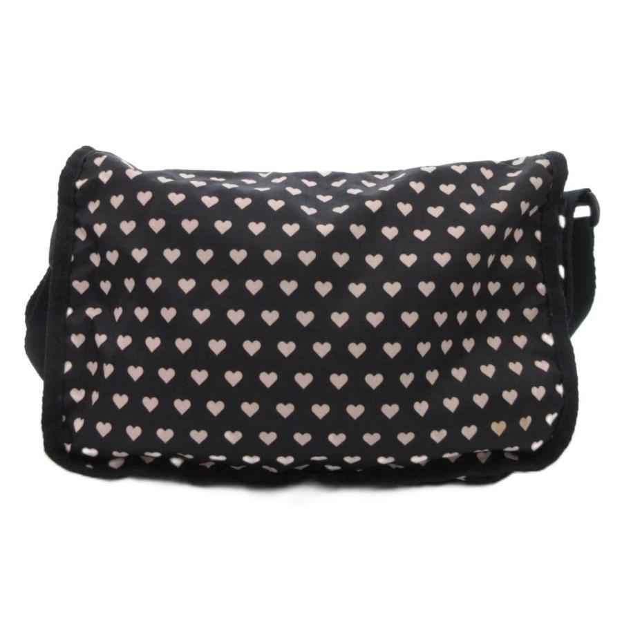 美品 LeSportsac ボストンバッグ ショルダーバッグ ハート柄 LeSportsac（レスポートサック） ショルダーバッグ ハート柄 総柄 黒