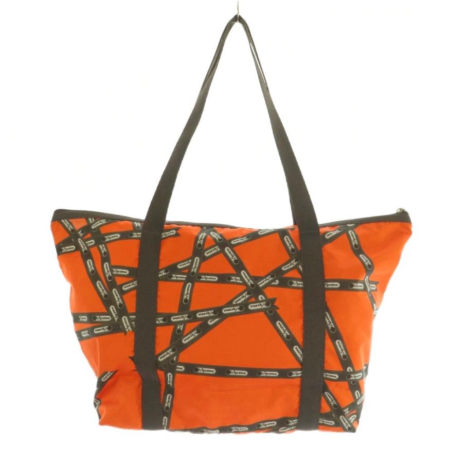 レスポートサックトートバッグ（オレンジ） LeSportsac（レスポートサック） トートバッグ ポーチ付き ロゴ
