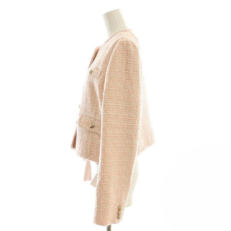 【完売◆CELFORD◆2025年S/Sパイピングショートジャケット（ピンク）】 未使用品 セルフォード CELFORD 25SS パイピングショート