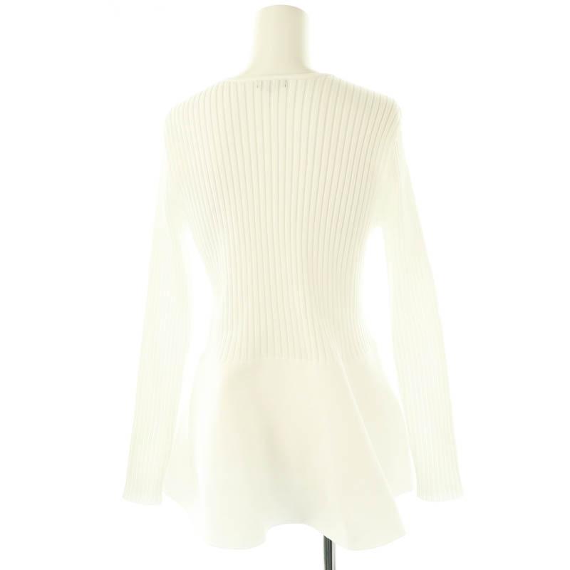 プラステ PLST 25SS ホールガーメント ペプラムカーディガン ニット M  