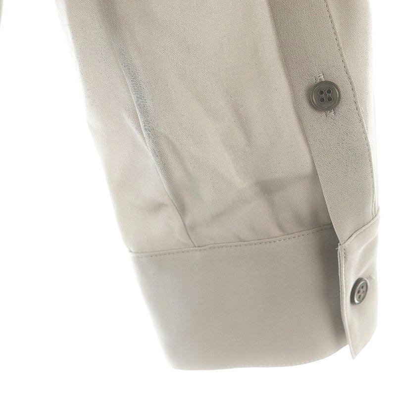 定価4万　新品　セオリー Modern GGT グレージュ ラップブラウス S theory（セオリー） Theory 24AW Modern GGT PK Lapel Wrap BL シルク