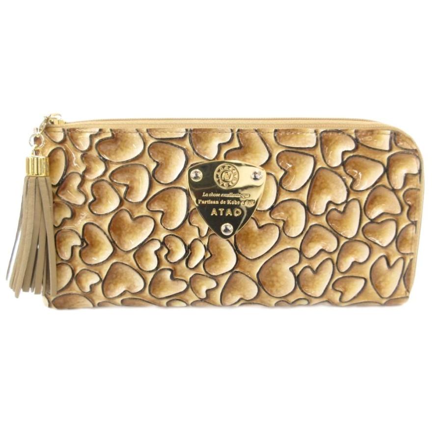 アタオ 長財布 ハート柄 新作】辛口派にも！目を引くハート柄♡