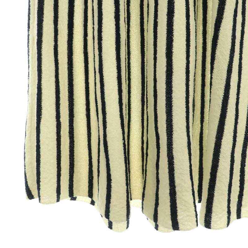 ZARA ザラ ストライプ ワンピース ロング ノースリーブ ニット