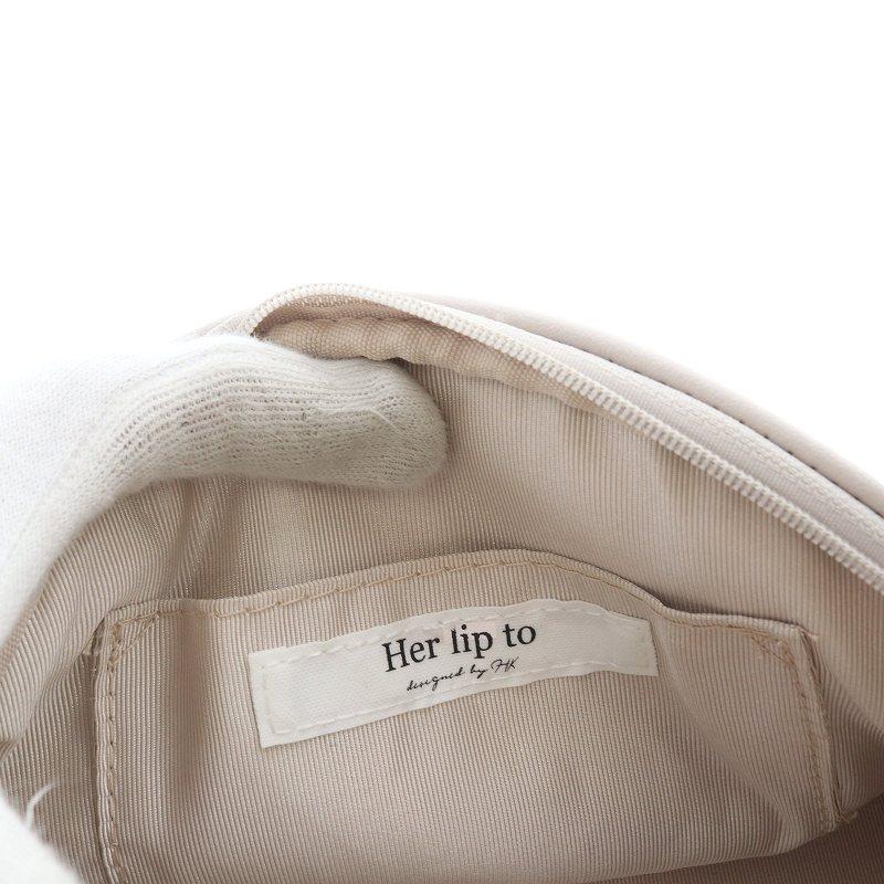 バッグ Jacquard Chain Pochette nude herlipto バッグ Jacquard Chain Pochette nude herlipto HLT Jacquard