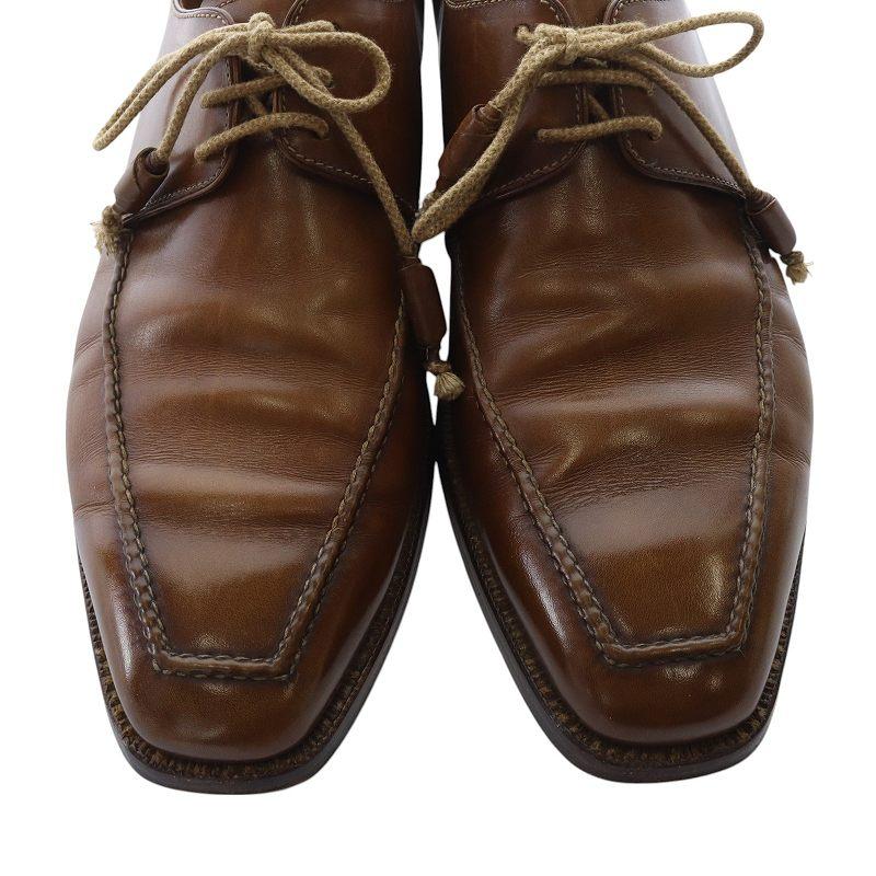 ステファノビ STEFANO BI レザーシューズ レースアップシューズ 7.5 茶 