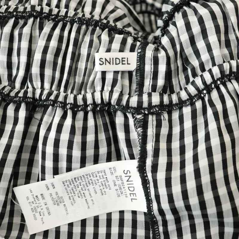 SNIDEL（スナイデル） SNIDEL 24SS ギャザーフリルオフショルブラウス 