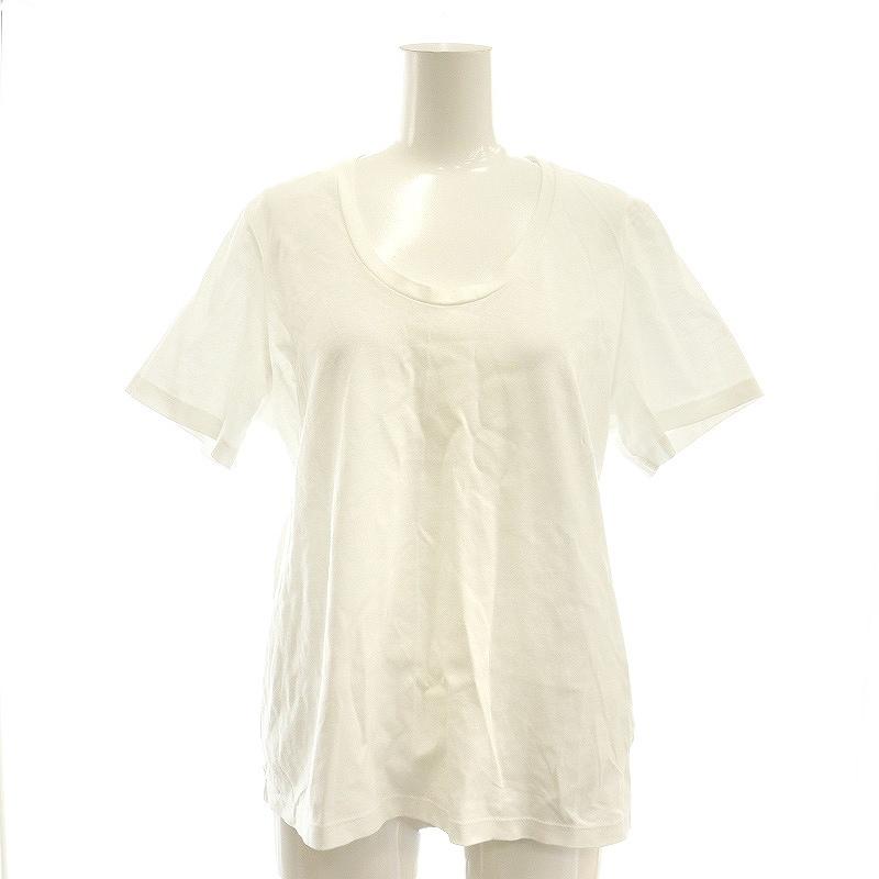 コルピエロ Col Pierrot Uネック Tシャツ カットソー 白 ホワイト /SS 