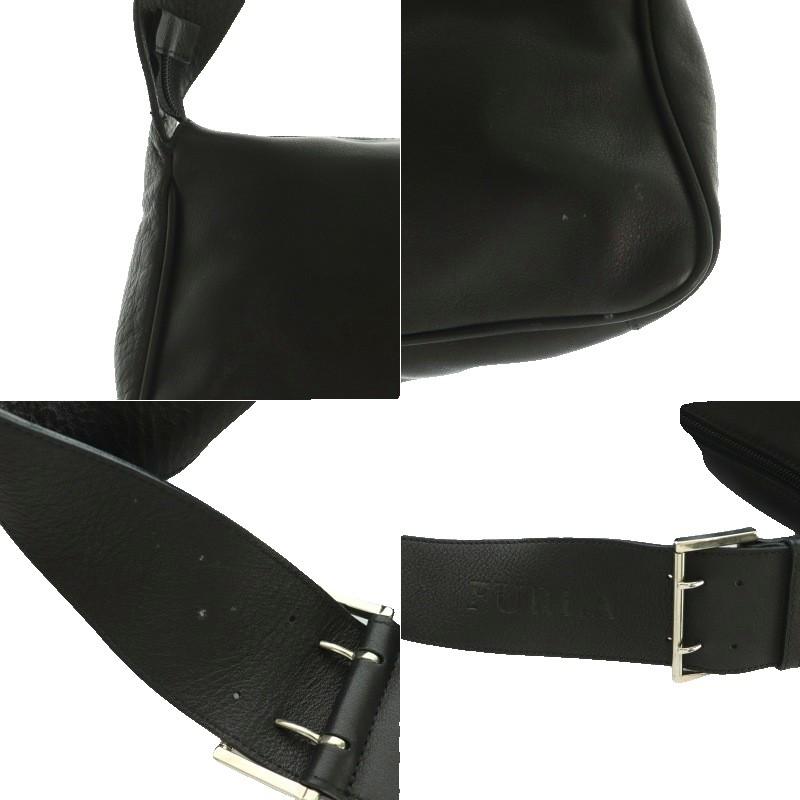 FURLA フルラ ショルダーバッグ レザー 本革 黒 2386F /MI □OS