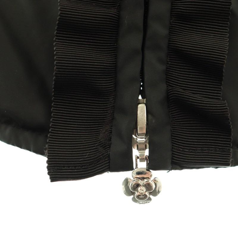 エムズグレイシー M'S GRACY カメリア フード Aライン フリルダウン