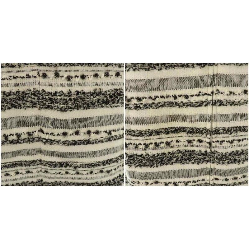 Rene ルネ × TISSUE フロントジップツイードワンピース ひざ丈 34