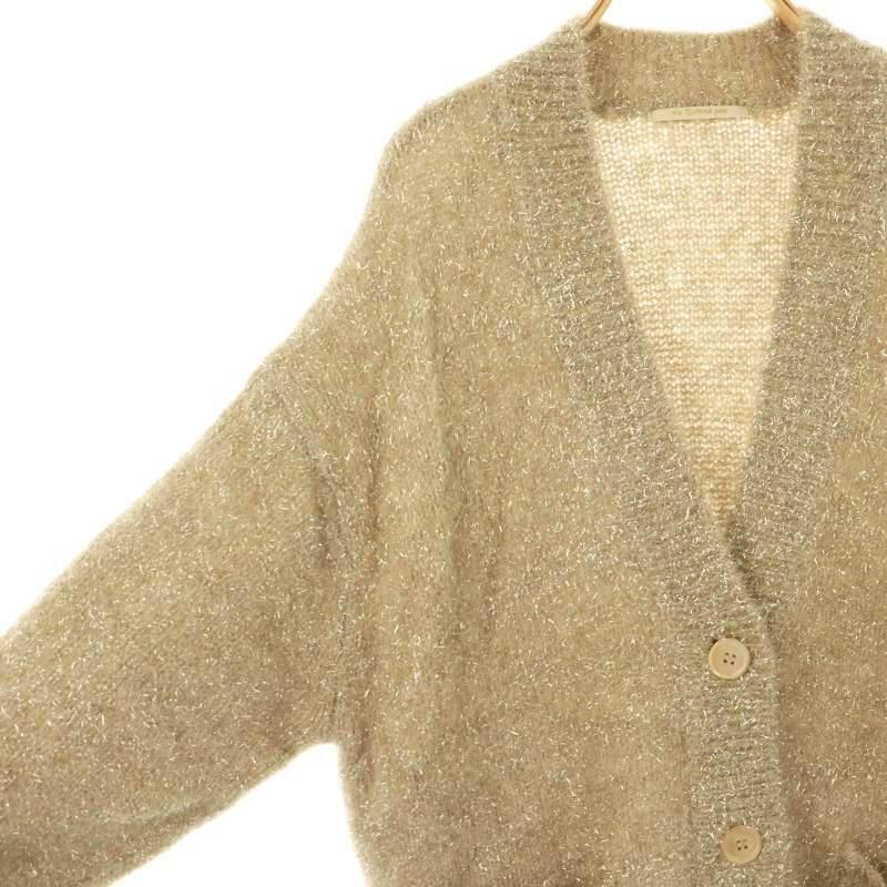 ヌキテパ NE QUITTEZ PAS! Alpaca Lurex Cardigan カーディガン V