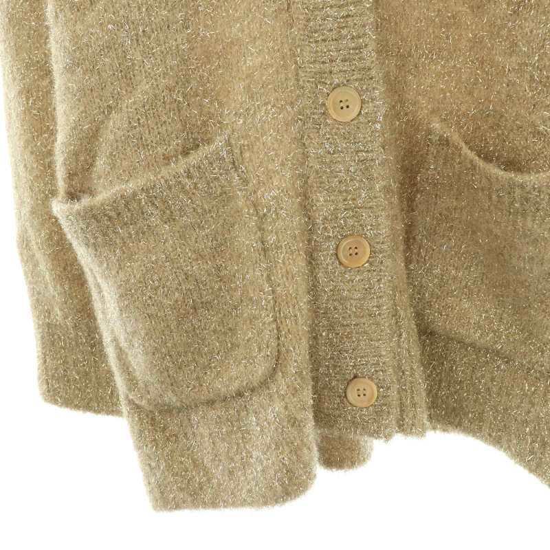 ヌキテパ NE QUITTEZ PAS! Alpaca Lurex Cardigan カーディガン V