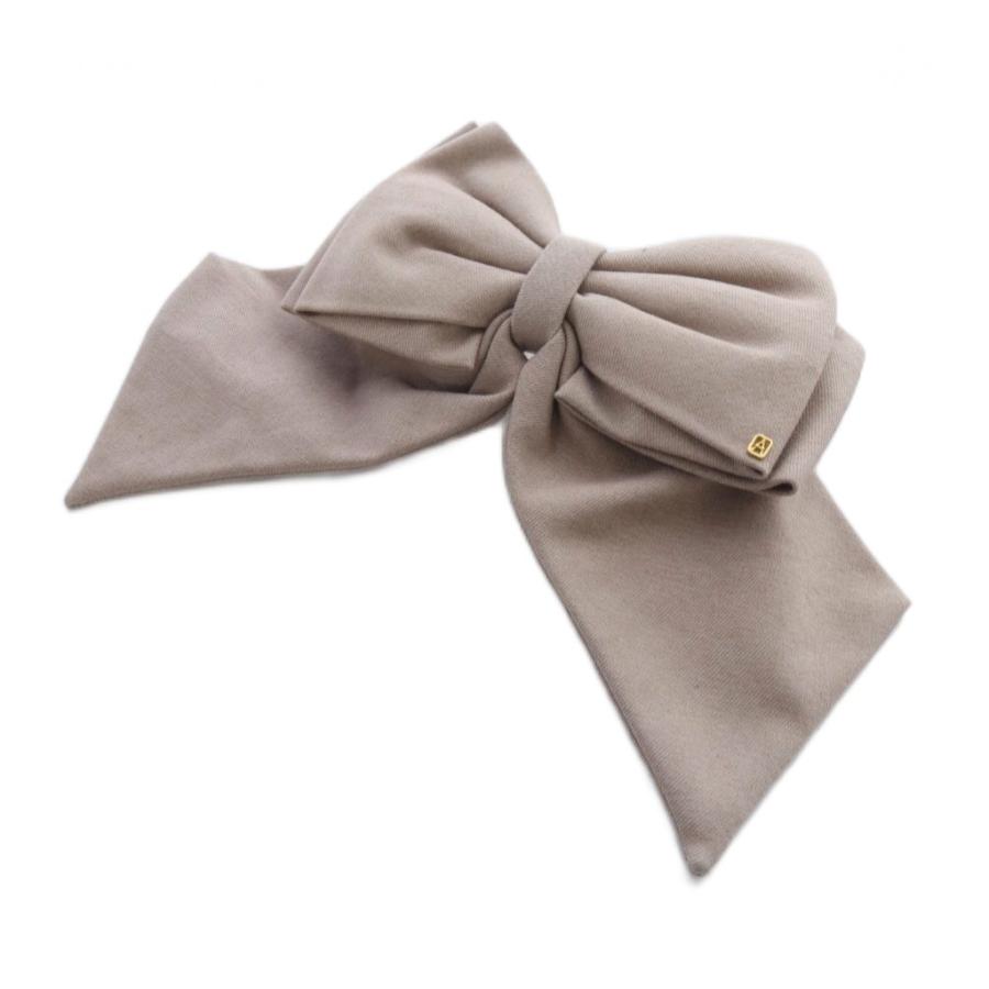 新品】アレクサンドルドゥパリ/リボンバレッタピンクベージュ