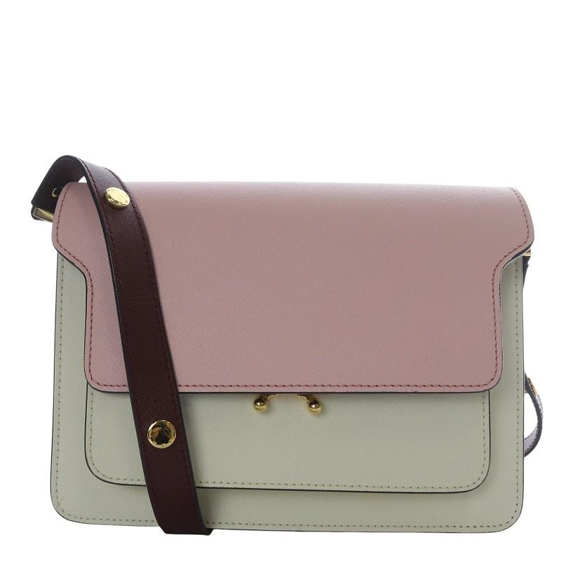 【しろ様】MARNI トランクバッグ Cream leather Trunkaroo mini shoulder bag | Marni