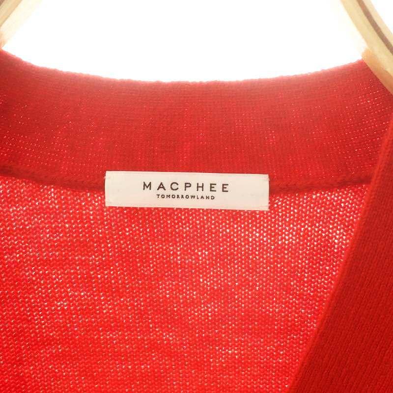 マカフィー MACPHEE トゥモローランド 23AW NZ LAMB 9G Vネック