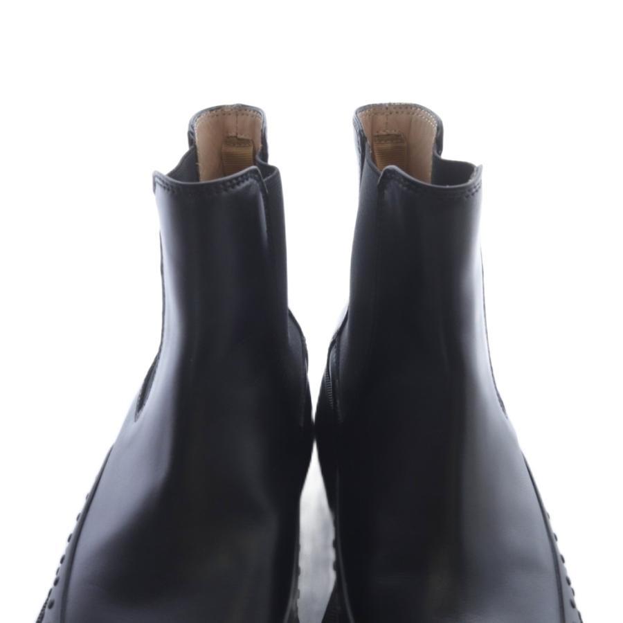トッズ TOD'S レザー サイドゴア アンクルブーツ ショート 35.5