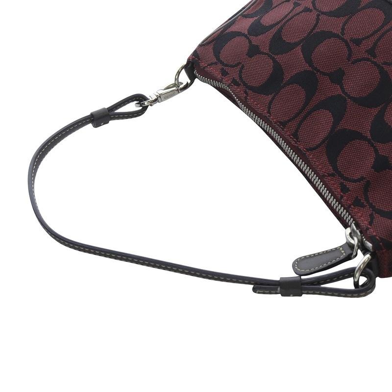 COACH ハンドバッグ アクセサリーポーチ シグネチャー ダーク