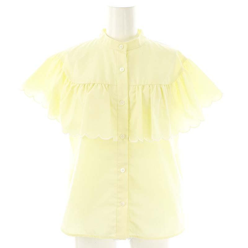 yori ヨリスカラップスリーブブラウス