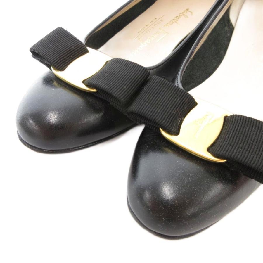 Ferragamo 黒 ベラ　リボン付き　パンプス　22.5 Ferragamo 黒 ベラ リボン付き パンプス 22.5 楽天市場】フェラガモ