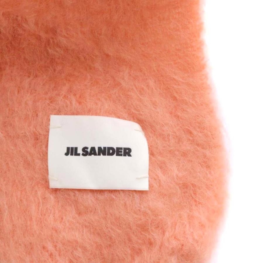 ジルサンダー JIL SANDER マフラー モヘア混 フリンジ ピンク /YO24