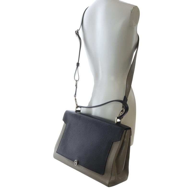 アニヤハインドマーチ ANYA HINDMARCH BATHURST レザー 2WAYバッグ 
