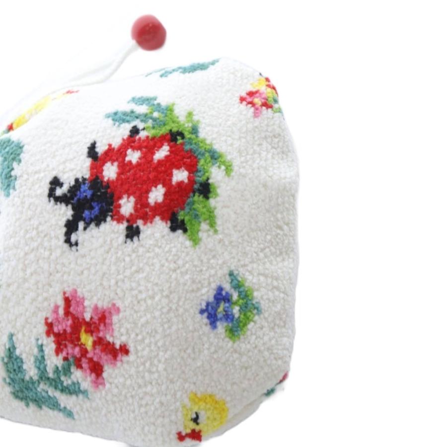 【新品未使用】FEILER ハイジ 巾着ポーチ 未使用品 フェイラー FEILER ハイジ 巾着 ポーチ 白 ホワイト HE