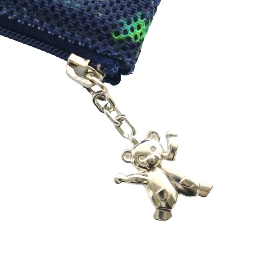 フェイラー FEILER ハイジ メッシュポーチ S 青 ブルー マルチカラー