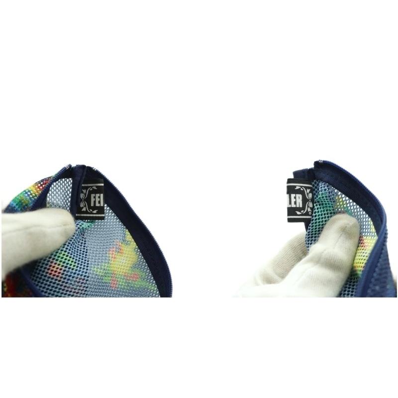 フェイラー FEILER メッシュポーチ M ハイジ 紺 ネイビー /SS □OS
