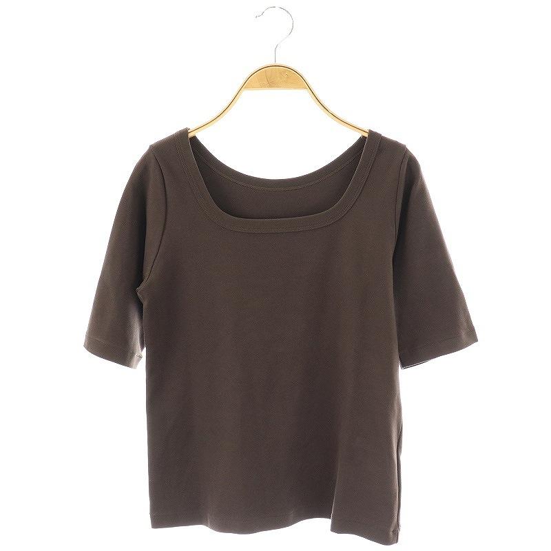 ノーブル NOBLE 25SS スビンコットンソフトスクエアーネックTシャツ 2 