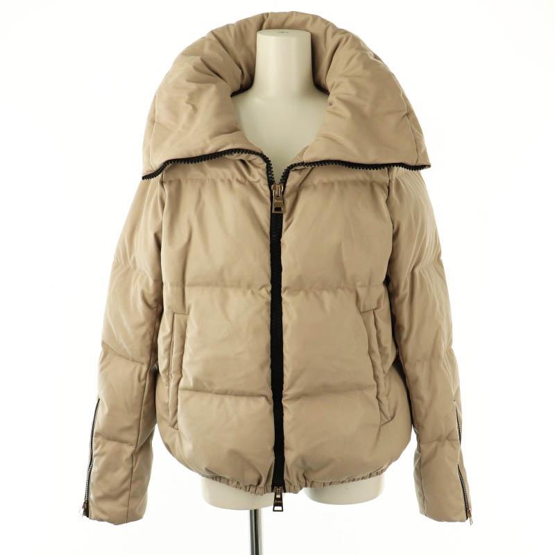 ヘルノ HERNO ボンバージャケット ダウン ジップアップ 42 ベージュ