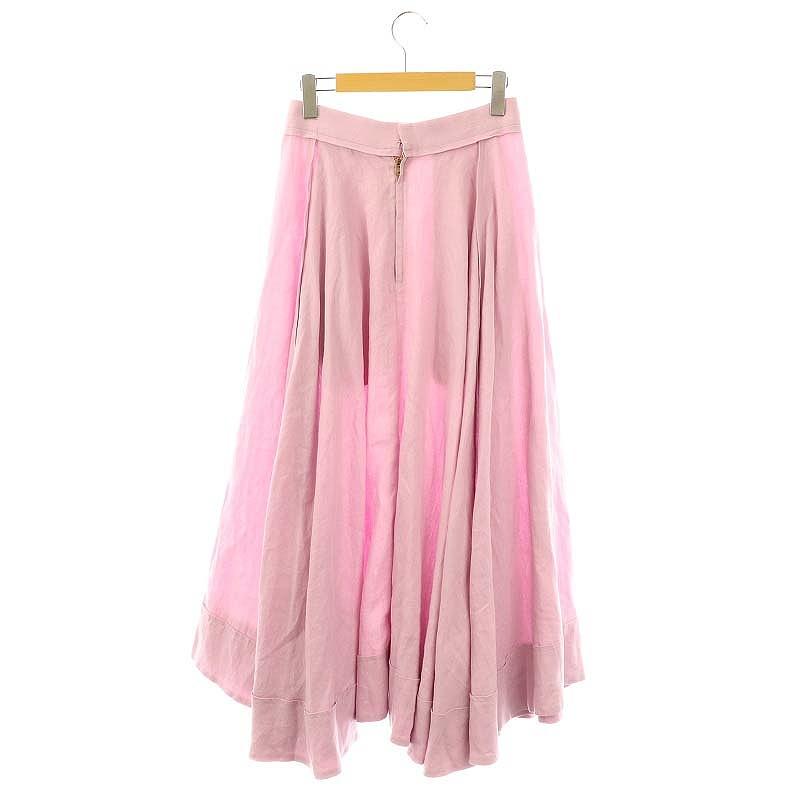 美品✨MADISONBLUE リネン タックサーキュラースカート 01 MADISONBLUE