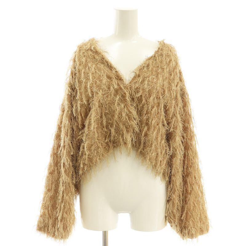 未使用品 クラネ CLANE クロス フレンジ ボレロ CROSS FRINGE BOLERO 