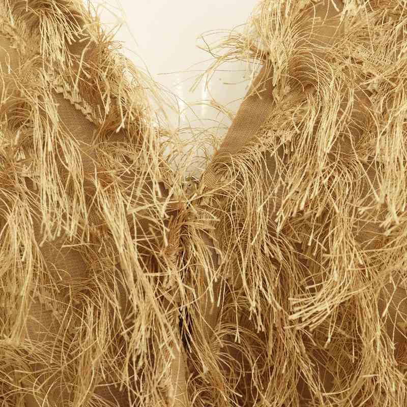 未使用品 クラネ CLANE クロス フレンジ ボレロ CROSS FRINGE BOLERO 