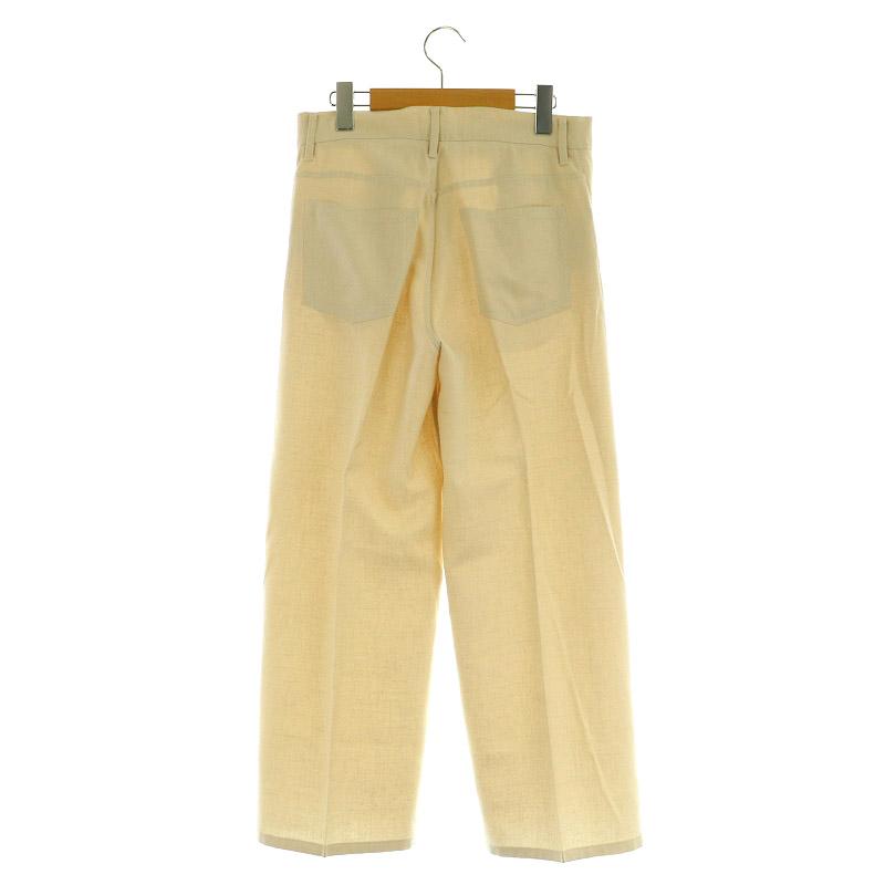 ジルサンダー JIL SANDER シルク混パンツ ワイド スラックス 32  
