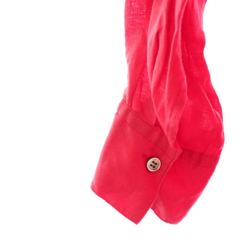 RIVE DROITE リネンワイドシャツ　レッド RIVE DROITE（リヴドロワ）の「リネンワイドシャツ（シャツ