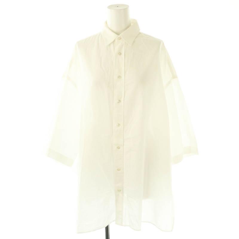 プラージュ Plage 24SS Lawn Long シャツ 七分袖 オーバーサイズ 