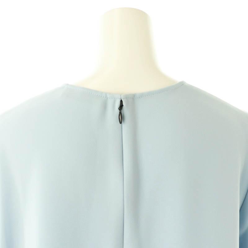 ヨーコチャン YOKO CHAN フロントギャザーフレアブラウス 七分袖