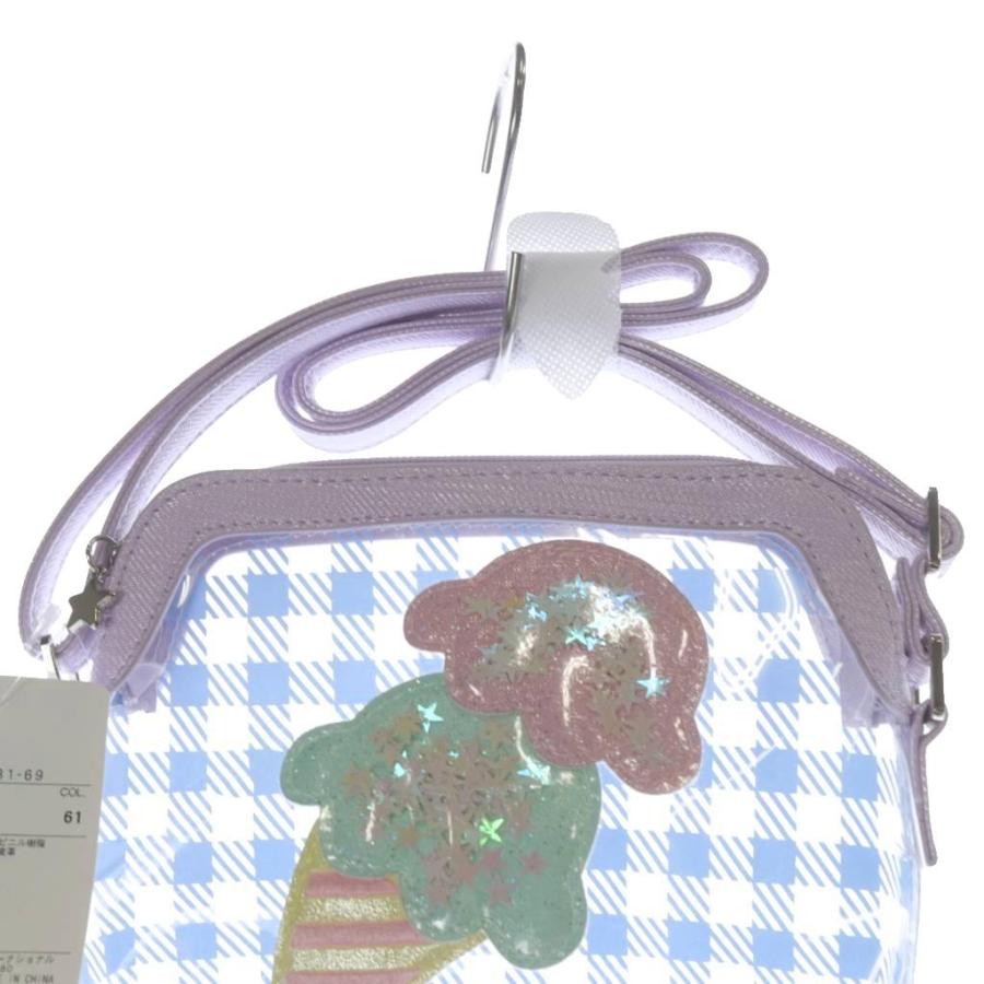 未使用品 メゾピアノ mezzo piano PVC アイスクリーム ポシェット