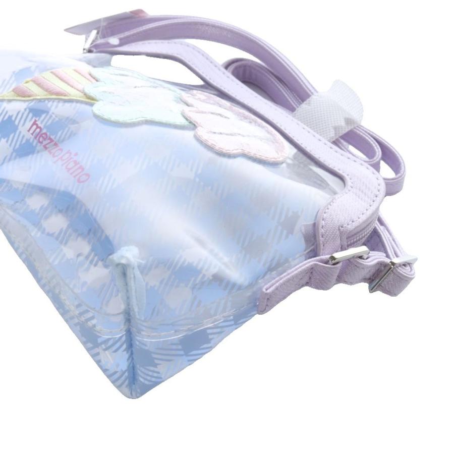 未使用品 メゾピアノ mezzo piano PVC アイスクリーム ポシェット