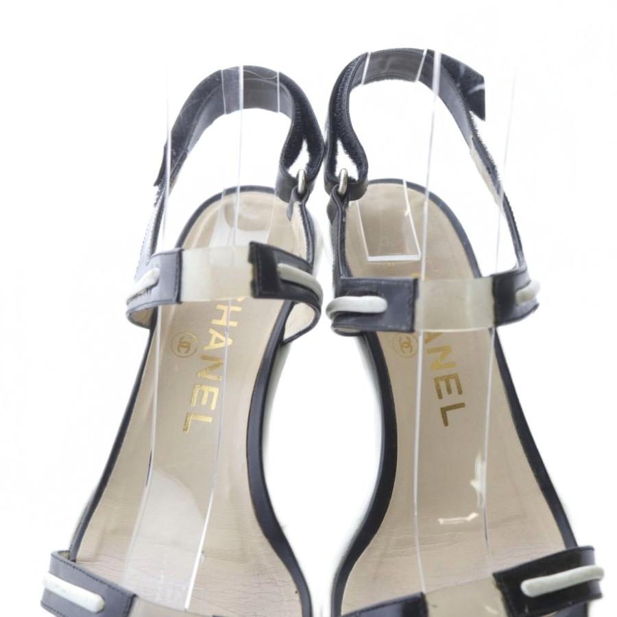 CHANEL（シャネル） スクエアトゥ スリングバック サンダル ストラップ